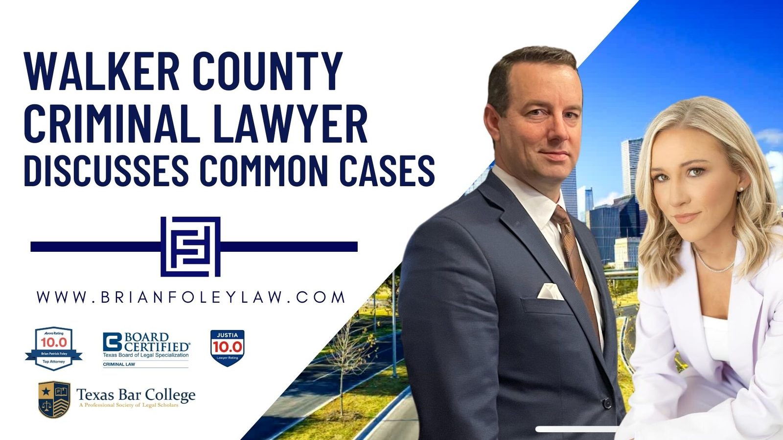 Walker County Criminal Defense Attorney Discusses common cases
