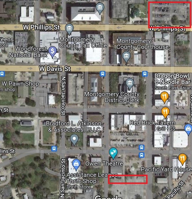 Montgomery County Criminal Defense Attorney - Where to park by the Montgomery County Courthouse.