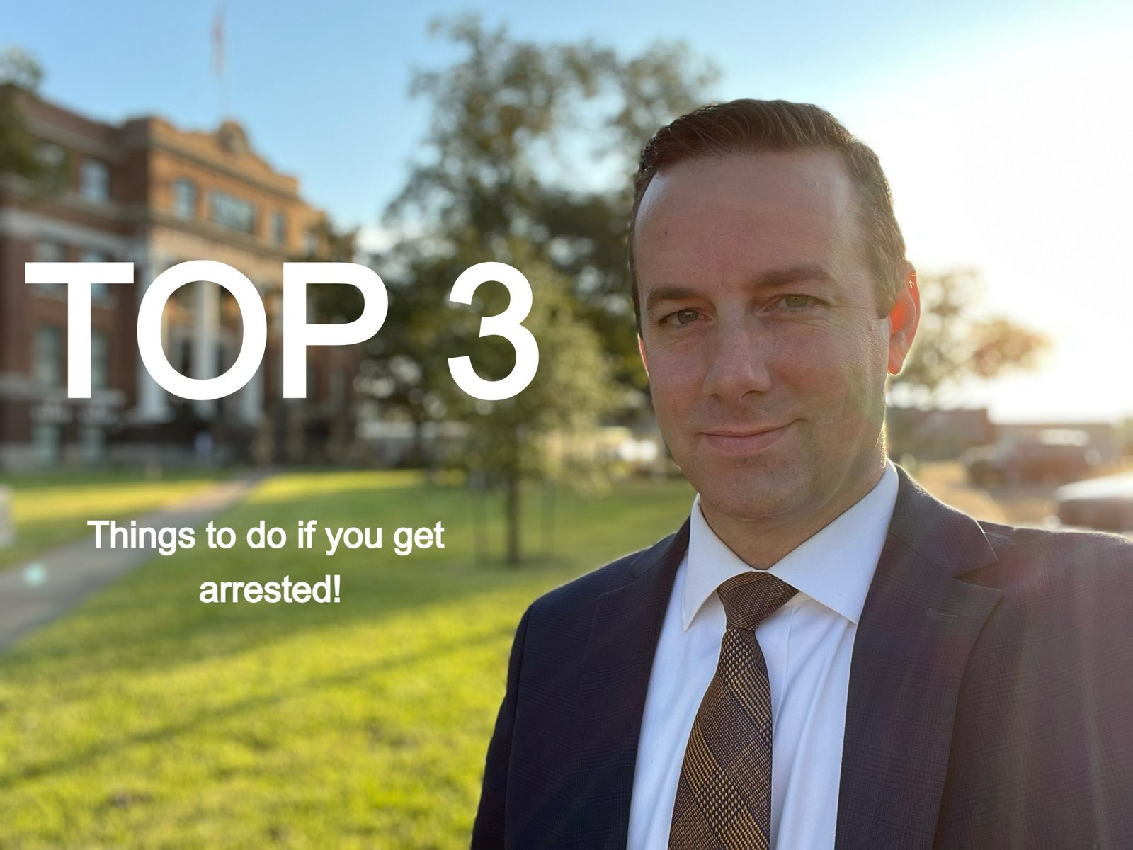 Conroe Criminal Defense Attorney - Top 3 things to do after you've been arrested.
